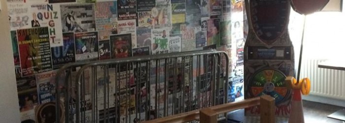 The Music Wall in Karma Lounge